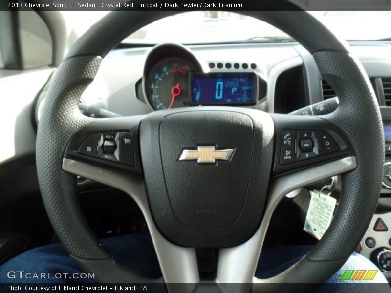 Crystal Red Tintcoat / Dark Pewter/Dark Titanium 2013 Chevrolet Sonic LT Sedan