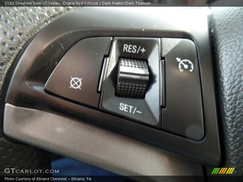 Crystal Red Tintcoat / Dark Pewter/Dark Titanium 2013 Chevrolet Sonic LT Sedan