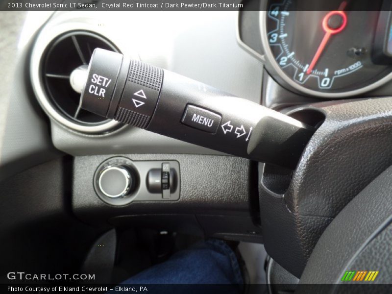 Crystal Red Tintcoat / Dark Pewter/Dark Titanium 2013 Chevrolet Sonic LT Sedan