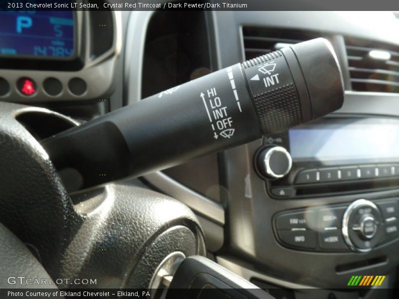 Crystal Red Tintcoat / Dark Pewter/Dark Titanium 2013 Chevrolet Sonic LT Sedan