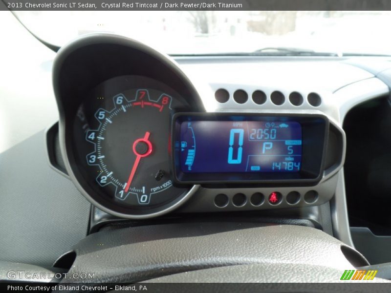 Crystal Red Tintcoat / Dark Pewter/Dark Titanium 2013 Chevrolet Sonic LT Sedan