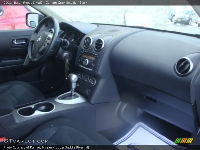 Gotham Gray Metallic / Black 2011 Nissan Rogue S AWD