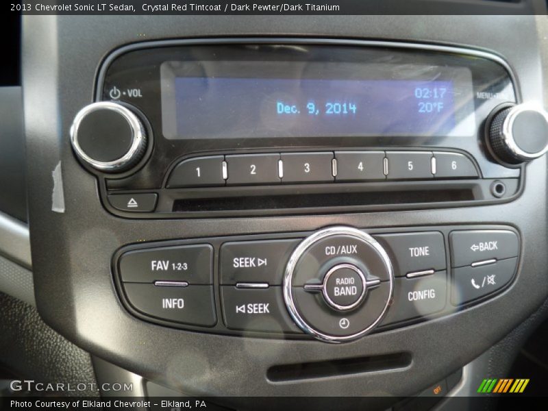 Crystal Red Tintcoat / Dark Pewter/Dark Titanium 2013 Chevrolet Sonic LT Sedan