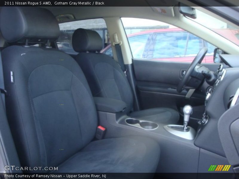 Gotham Gray Metallic / Black 2011 Nissan Rogue S AWD