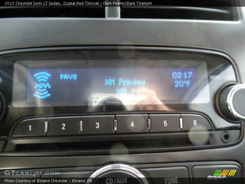 Crystal Red Tintcoat / Dark Pewter/Dark Titanium 2013 Chevrolet Sonic LT Sedan