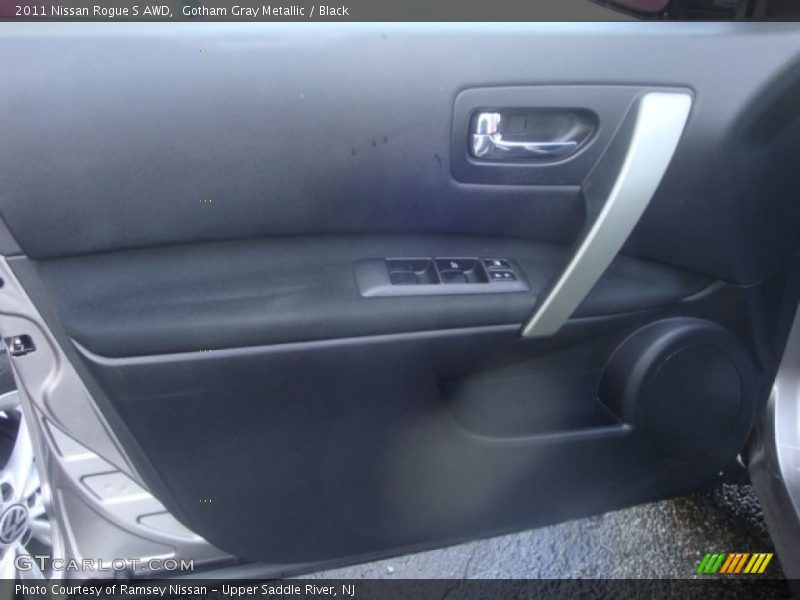 Gotham Gray Metallic / Black 2011 Nissan Rogue S AWD