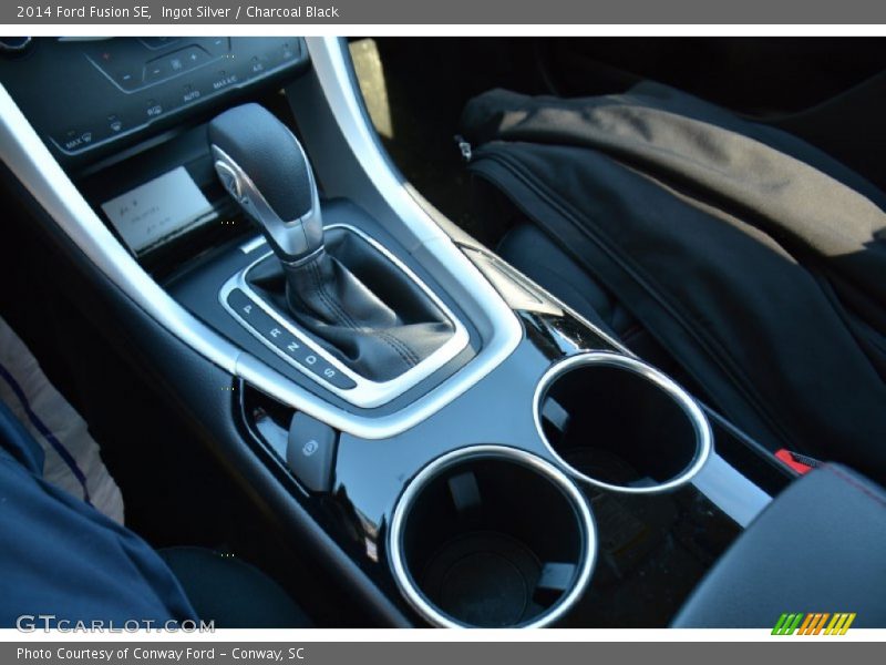 Ingot Silver / Charcoal Black 2014 Ford Fusion SE