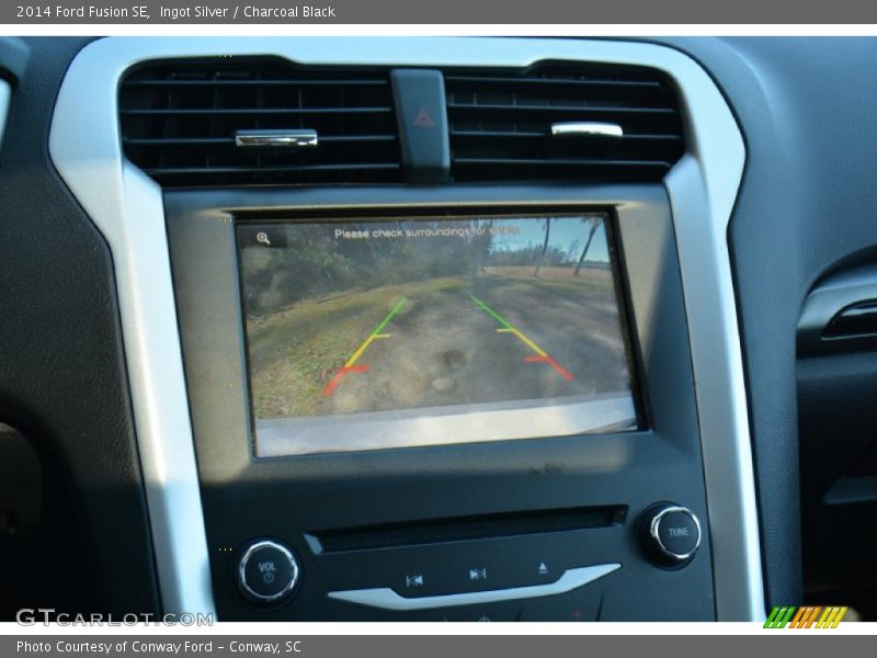 Ingot Silver / Charcoal Black 2014 Ford Fusion SE