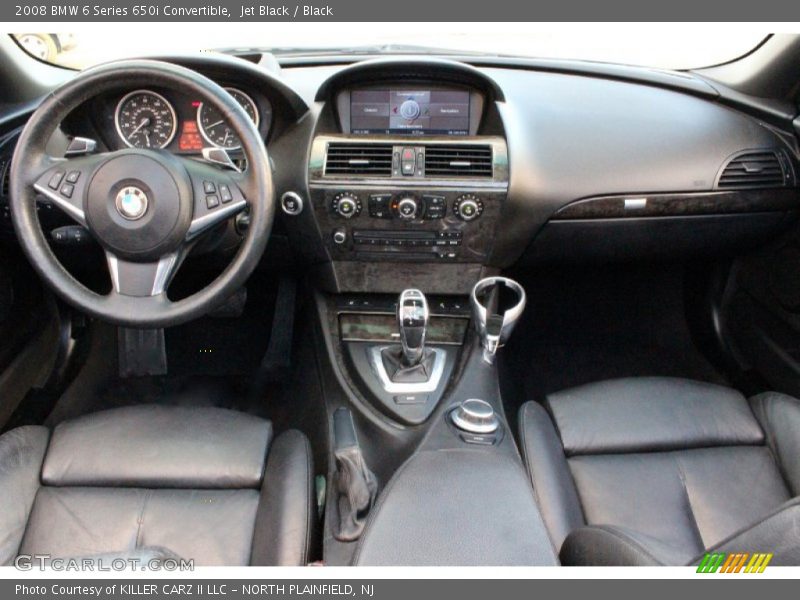 Jet Black / Black 2008 BMW 6 Series 650i Convertible