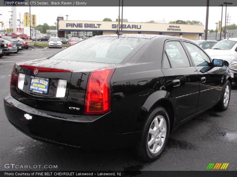 Black Raven / Ebony 2007 Cadillac CTS Sedan