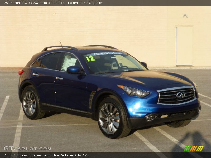 Iridium Blue / Graphite 2012 Infiniti FX 35 AWD Limited Edition