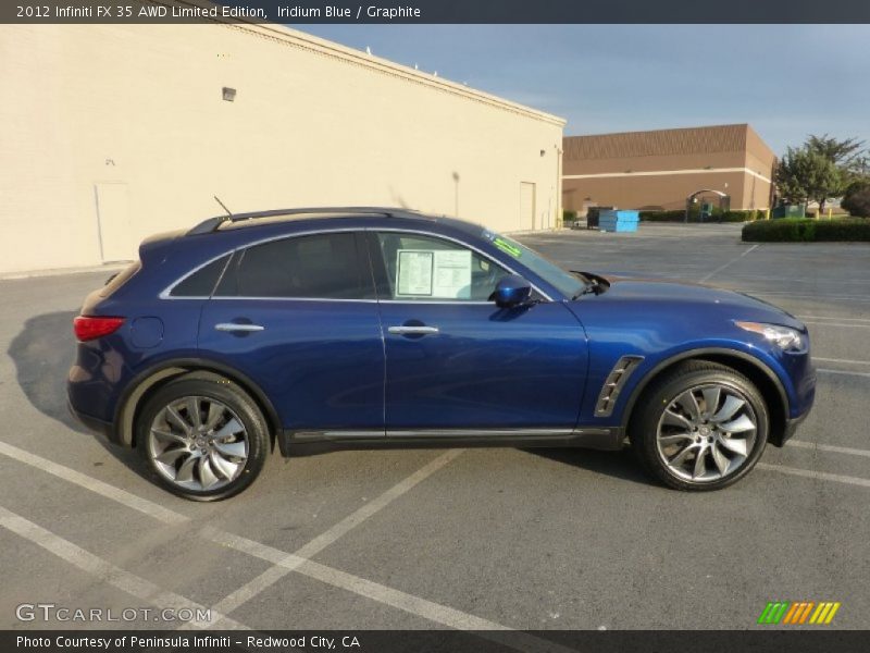 Iridium Blue / Graphite 2012 Infiniti FX 35 AWD Limited Edition
