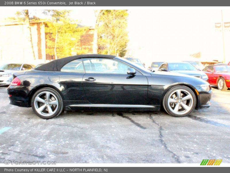 Jet Black / Black 2008 BMW 6 Series 650i Convertible