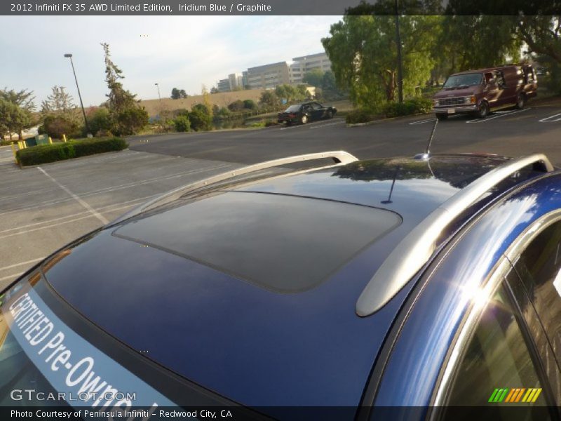 Iridium Blue / Graphite 2012 Infiniti FX 35 AWD Limited Edition