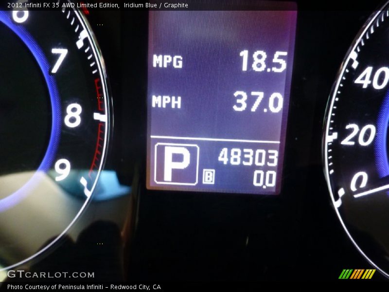 Iridium Blue / Graphite 2012 Infiniti FX 35 AWD Limited Edition