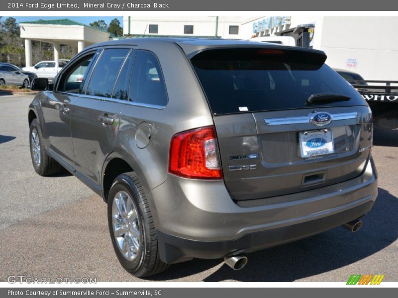 Mineral Gray / Charcoal Black 2014 Ford Edge Limited