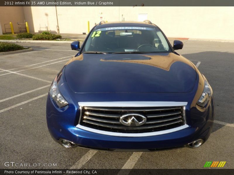 Iridium Blue / Graphite 2012 Infiniti FX 35 AWD Limited Edition