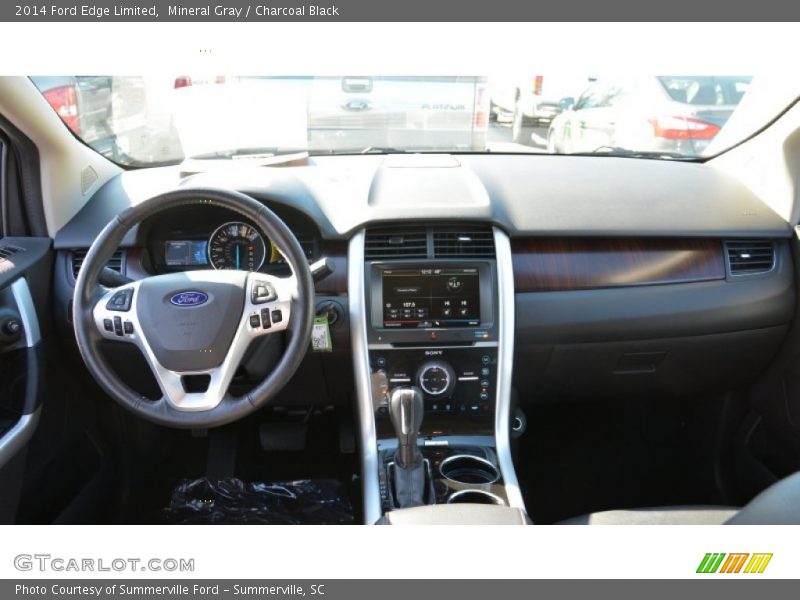 Mineral Gray / Charcoal Black 2014 Ford Edge Limited