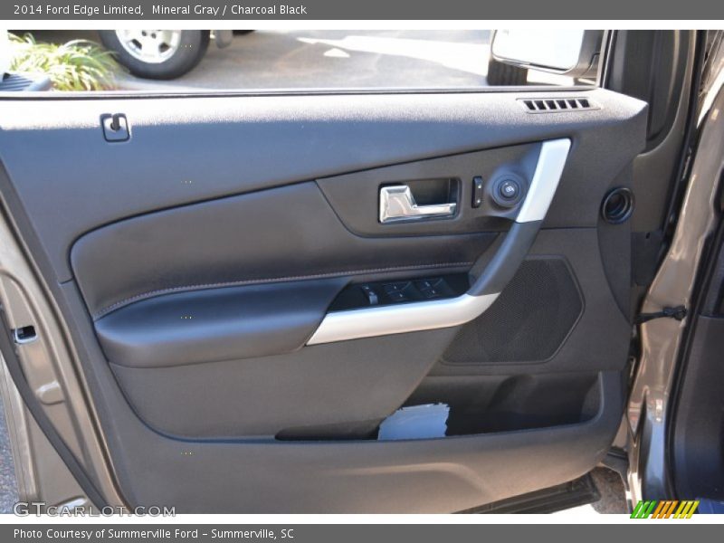 Mineral Gray / Charcoal Black 2014 Ford Edge Limited
