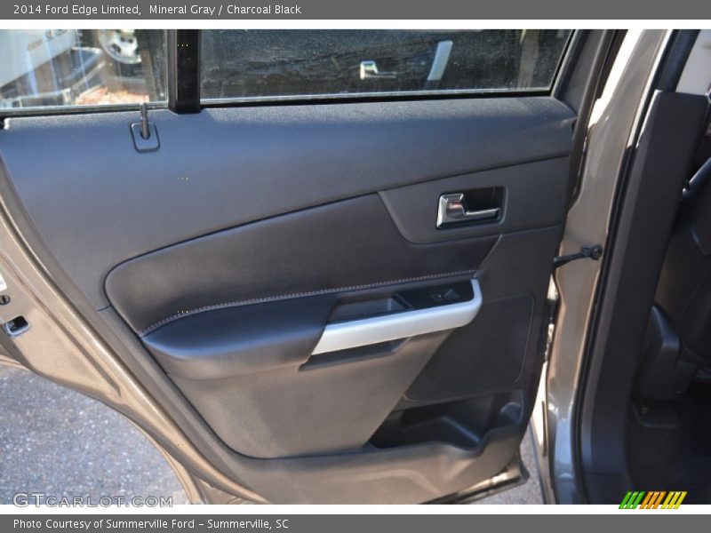 Mineral Gray / Charcoal Black 2014 Ford Edge Limited