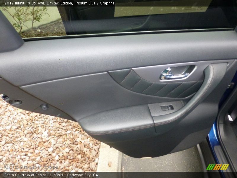 Iridium Blue / Graphite 2012 Infiniti FX 35 AWD Limited Edition