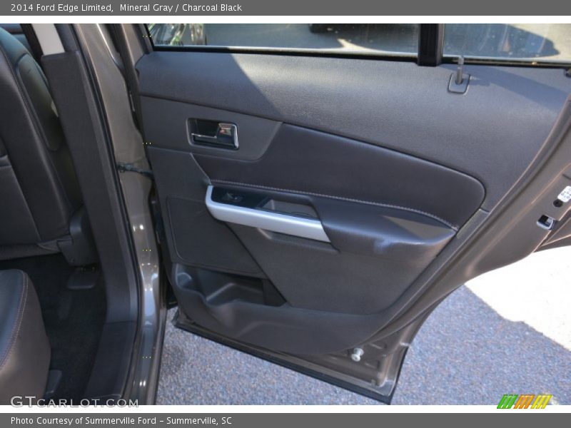 Mineral Gray / Charcoal Black 2014 Ford Edge Limited