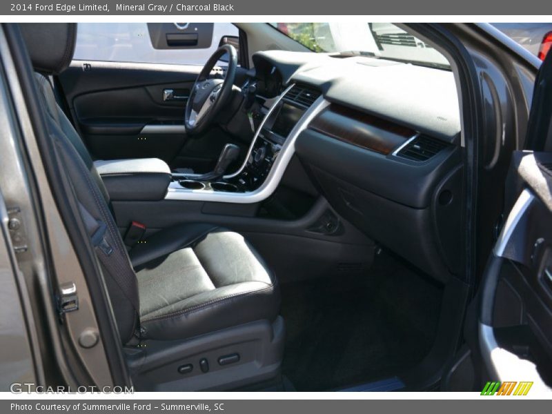 Mineral Gray / Charcoal Black 2014 Ford Edge Limited