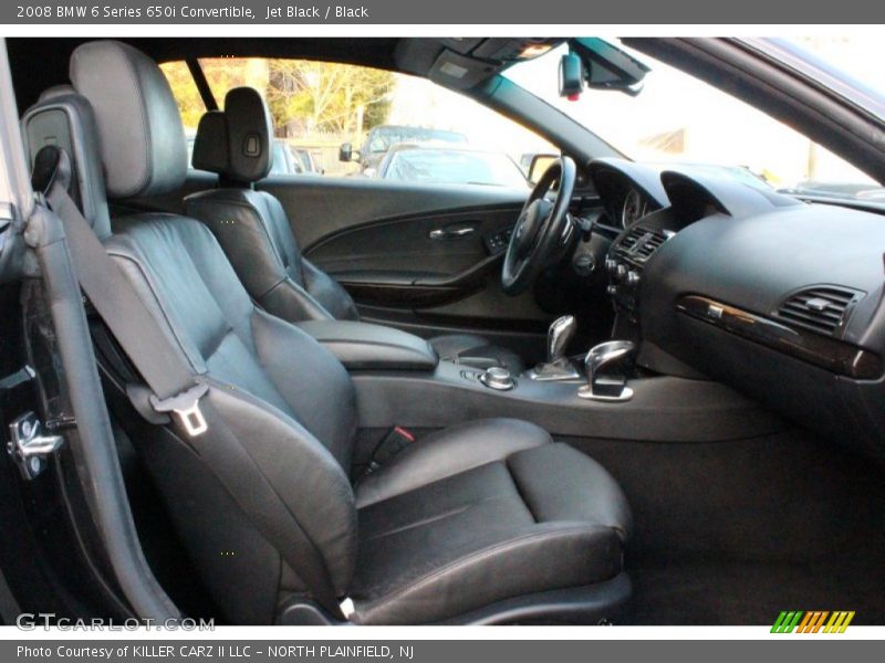 Jet Black / Black 2008 BMW 6 Series 650i Convertible