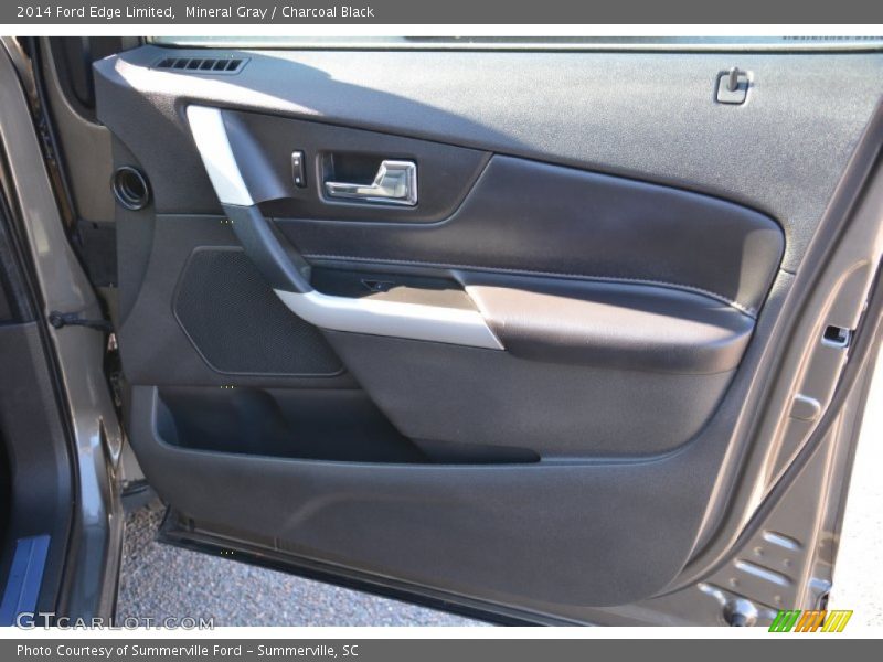 Mineral Gray / Charcoal Black 2014 Ford Edge Limited