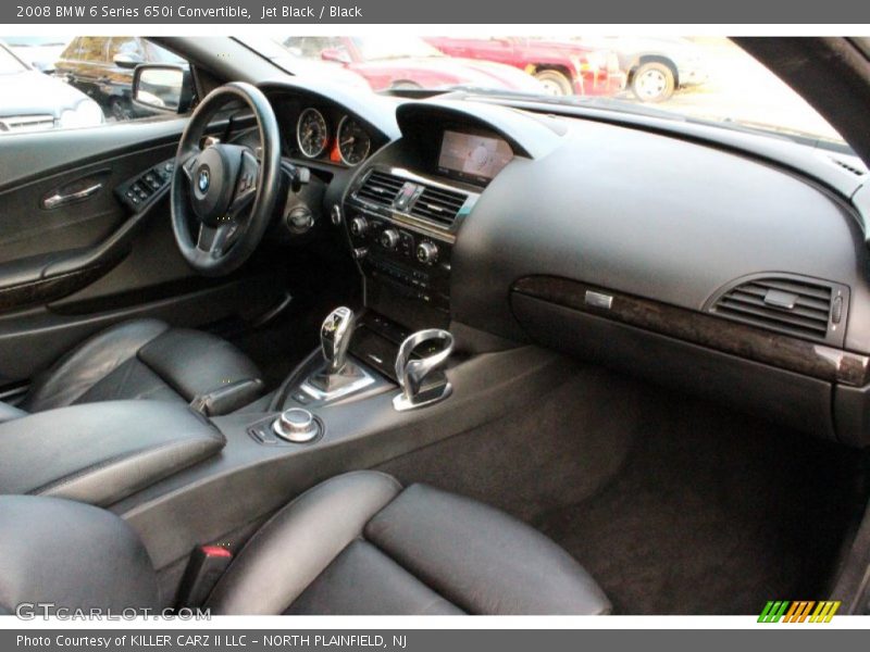 Jet Black / Black 2008 BMW 6 Series 650i Convertible