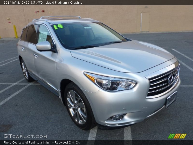 Front 3/4 View of 2014 QX60 3.5 AWD