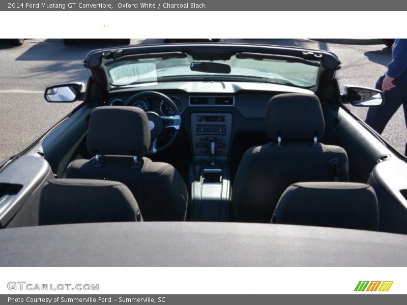 Oxford White / Charcoal Black 2014 Ford Mustang GT Convertible