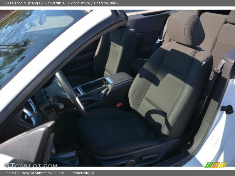 Oxford White / Charcoal Black 2014 Ford Mustang GT Convertible