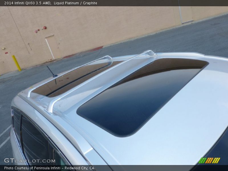 Liquid Platinum / Graphite 2014 Infiniti QX60 3.5 AWD