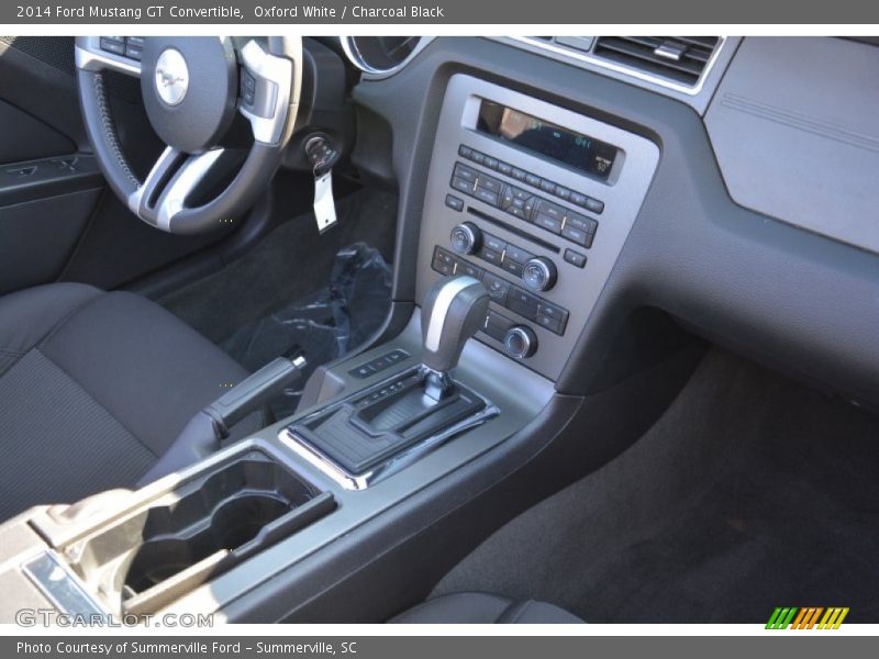 Oxford White / Charcoal Black 2014 Ford Mustang GT Convertible