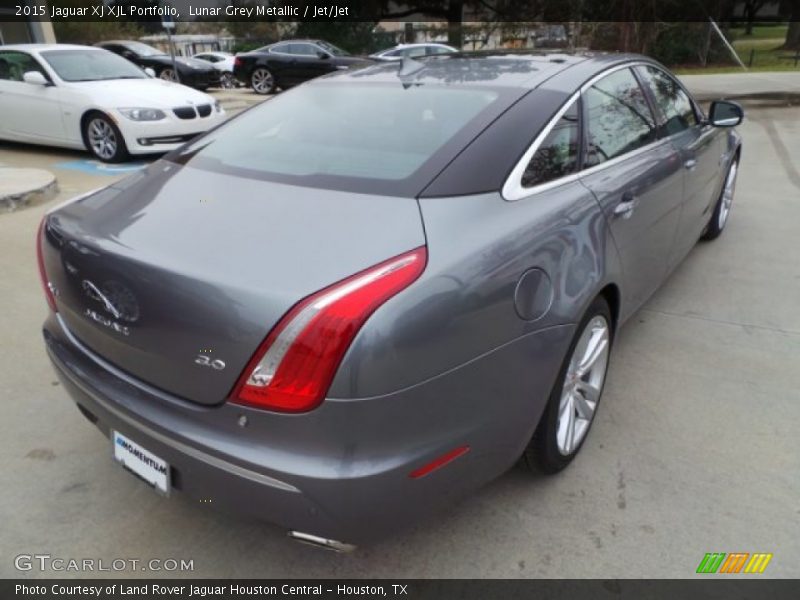 Lunar Grey Metallic / Jet/Jet 2015 Jaguar XJ XJL Portfolio