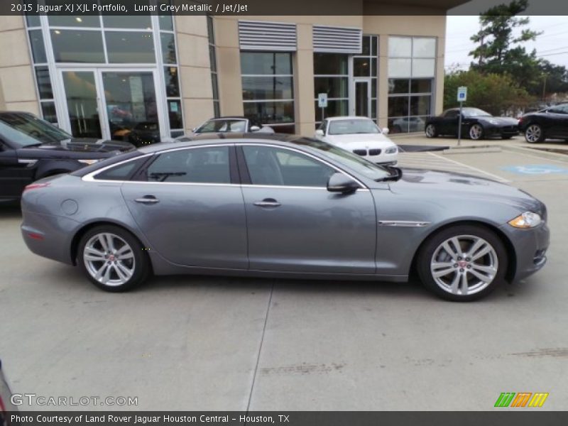 Lunar Grey Metallic / Jet/Jet 2015 Jaguar XJ XJL Portfolio