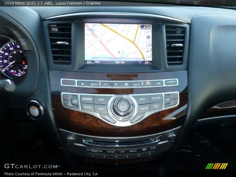 Liquid Platinum / Graphite 2014 Infiniti QX60 3.5 AWD