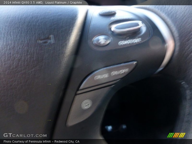 Liquid Platinum / Graphite 2014 Infiniti QX60 3.5 AWD