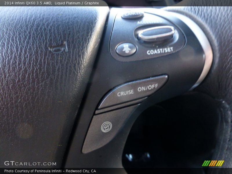 Liquid Platinum / Graphite 2014 Infiniti QX60 3.5 AWD