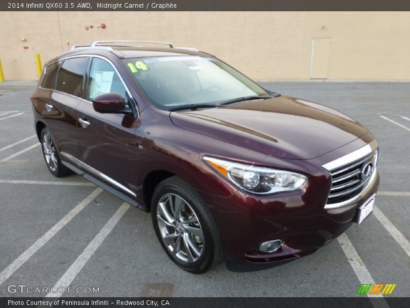 Front 3/4 View of 2014 QX60 3.5 AWD