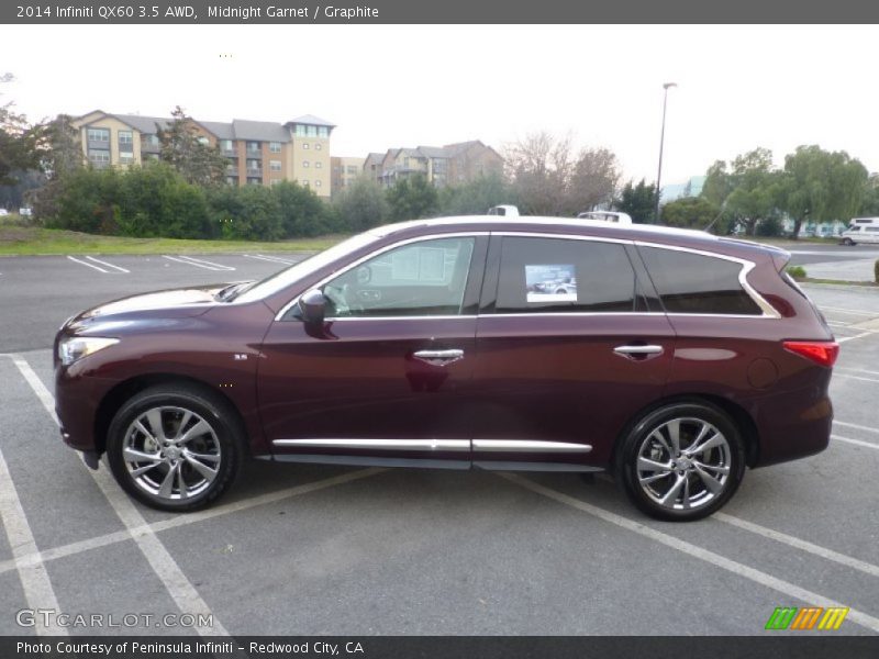  2014 QX60 3.5 AWD Midnight Garnet