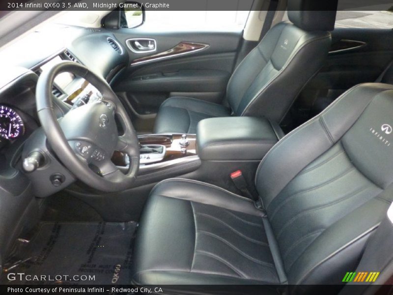 Midnight Garnet / Graphite 2014 Infiniti QX60 3.5 AWD