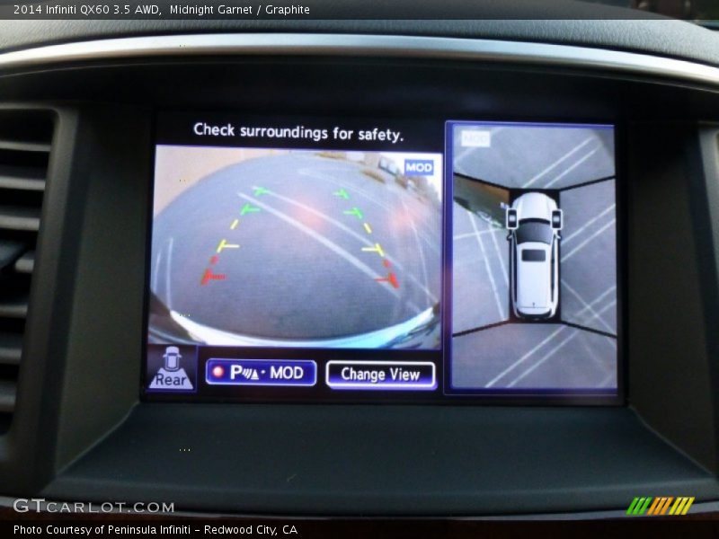 Midnight Garnet / Graphite 2014 Infiniti QX60 3.5 AWD