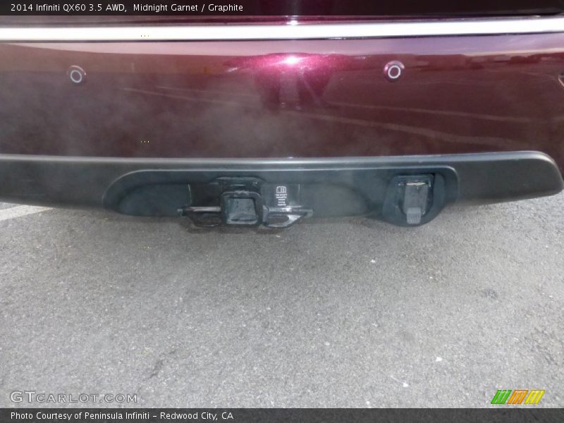 Midnight Garnet / Graphite 2014 Infiniti QX60 3.5 AWD