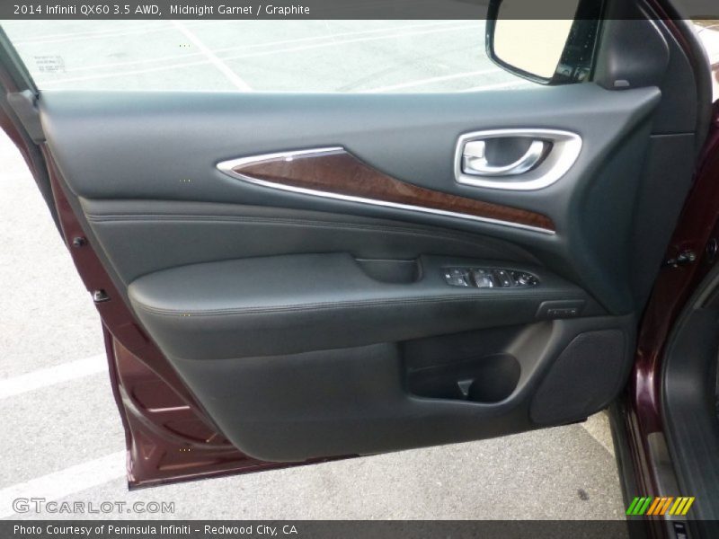 Midnight Garnet / Graphite 2014 Infiniti QX60 3.5 AWD