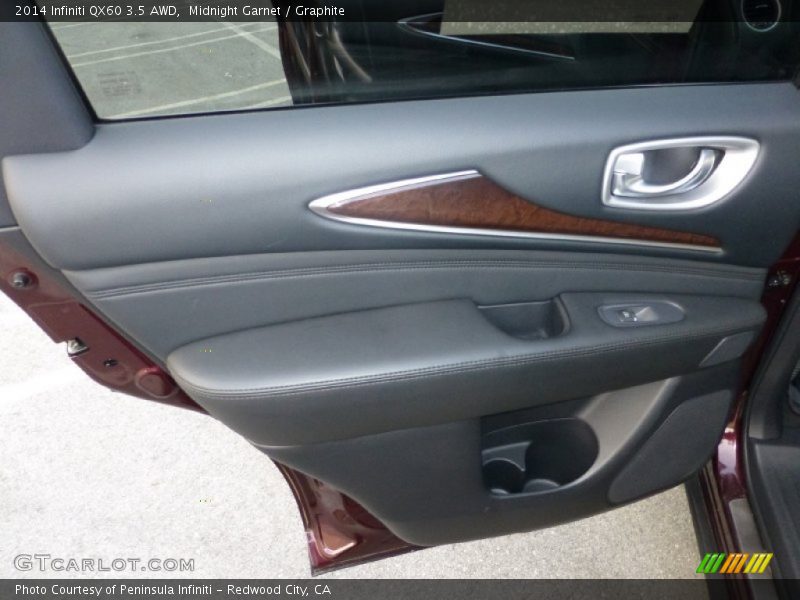 Midnight Garnet / Graphite 2014 Infiniti QX60 3.5 AWD