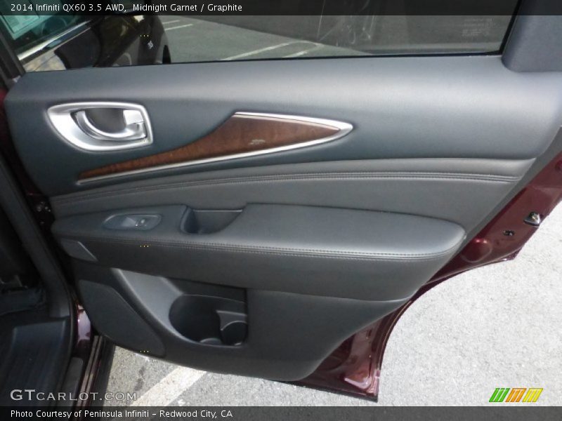 Midnight Garnet / Graphite 2014 Infiniti QX60 3.5 AWD