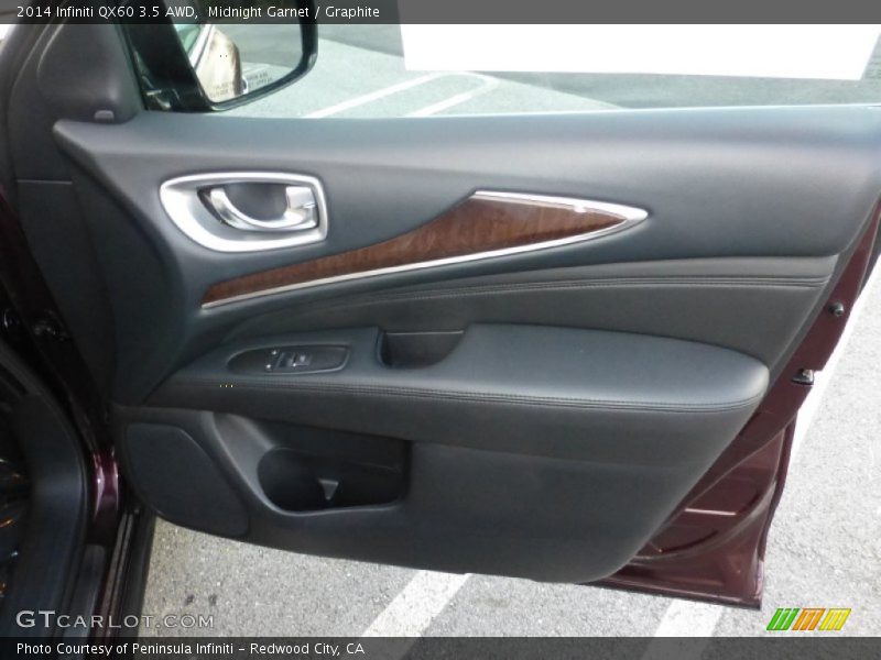 Midnight Garnet / Graphite 2014 Infiniti QX60 3.5 AWD