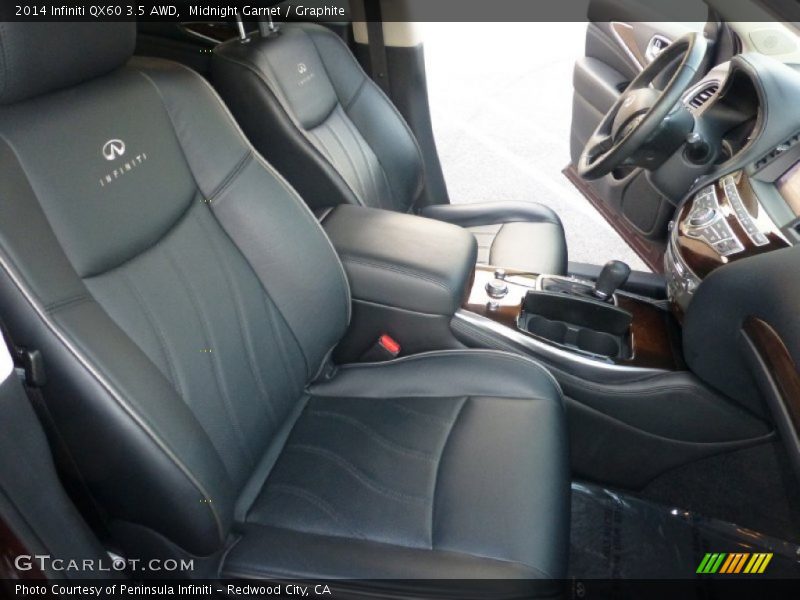 Midnight Garnet / Graphite 2014 Infiniti QX60 3.5 AWD